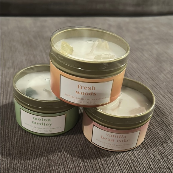 Place & Time Other - Sented Candle with Crystals 2.4 oz - buyers choice